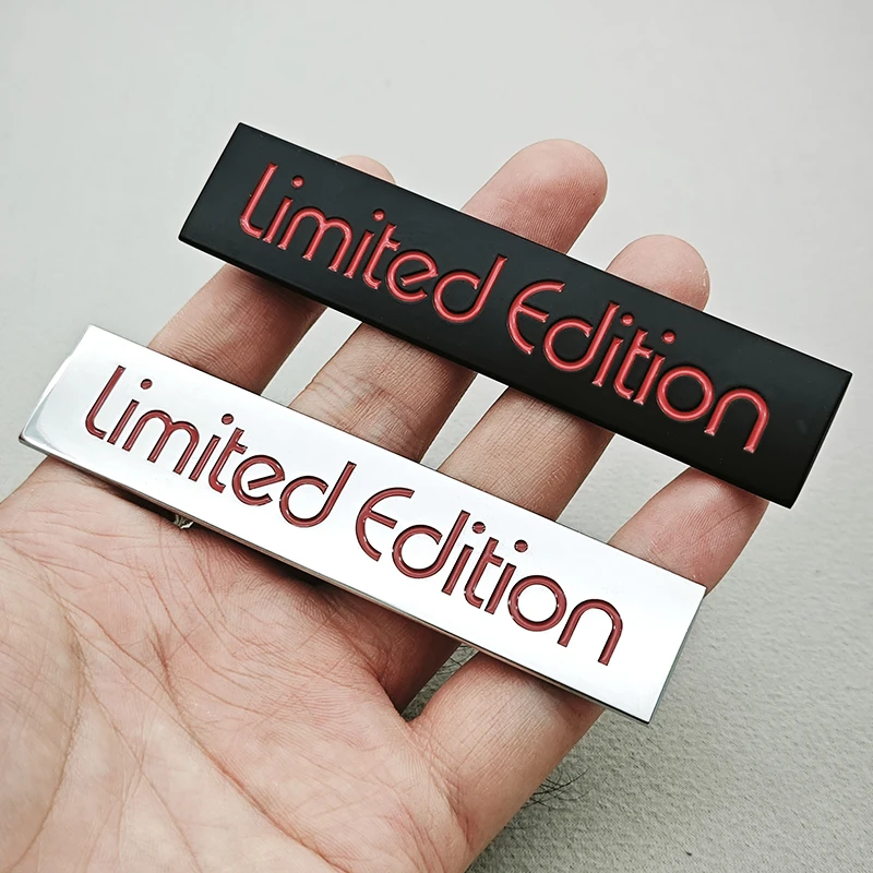 ملصق سيارة معدني ثلاثي الأبعاد إصدار محدود شعار شارة شارة لسيارات BMW Audi VW Honda Opel Toyota Chevrolet Ford Hyundai Accessory #6