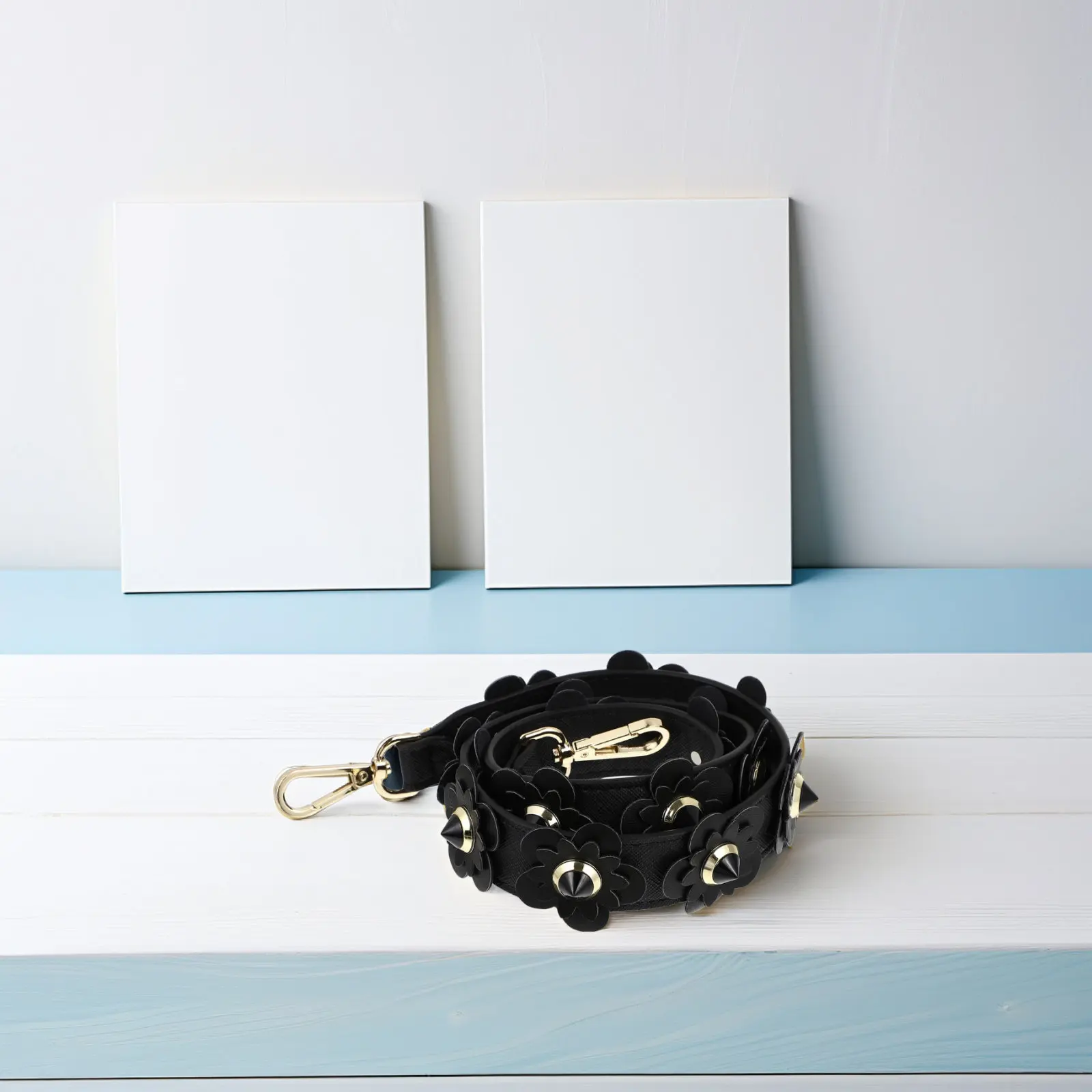 1Pcs Fashionable Bag Strap PU Handbag Adornment Replacement Belt for Tote Mini Clutch Crossbody Shoulder Bag Decorative