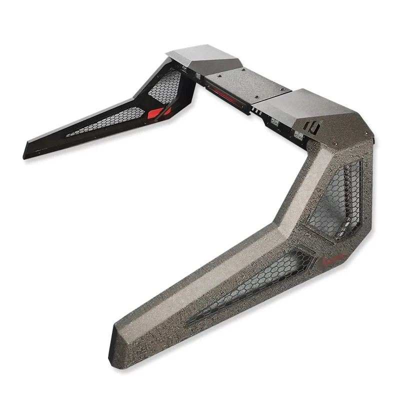 

Прочная внедорожная защитная дуга (ролл-кейдж) 4x4 с 4 квадратными светодиодными фонарями и алюминиевой сотовой панелью, модифицированные детали