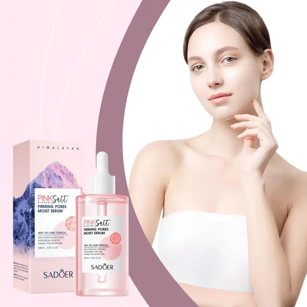 

SKHimalayan Pink Salt Centella Skincare Essence Cleans Pores Serum Care Facial Serum Korean Whitening Face Asiatica K5V8
