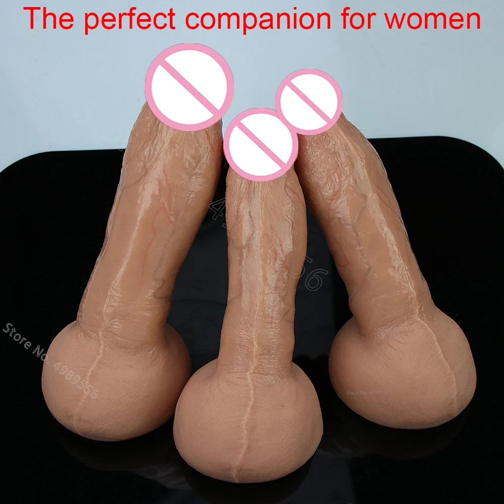 Realistic Penis Silicone Penile Prosthesis Huge Dildo Anal Sex Toys for Women Big Cock and Thick Dick to Pussy Gode Analsex Toy