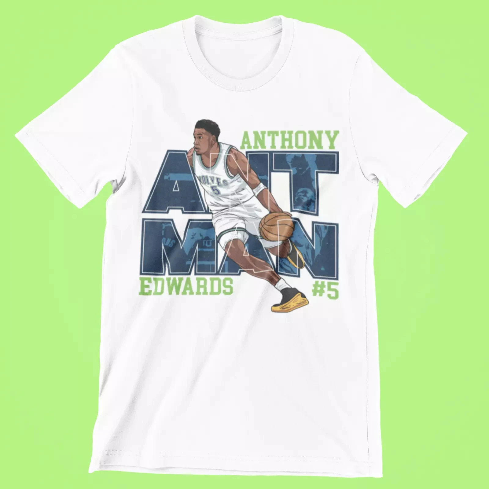Anthony Edwards ANT MAN Neues Minnesota Timberwolves NBAT Shirt Herren Damen T-Shirt Sommer Vintage Mode Streetwear