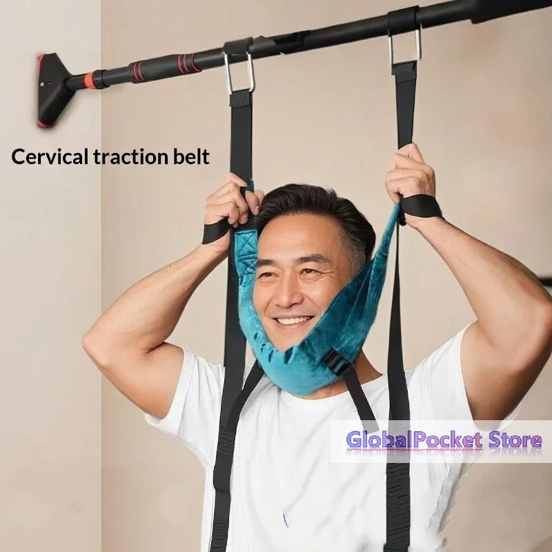 

Cervical Neck Traction Belt Hanging Neck Stretching Cervical Spondylosis Treatment Device Cervical Spine Orthosis Traction Frame