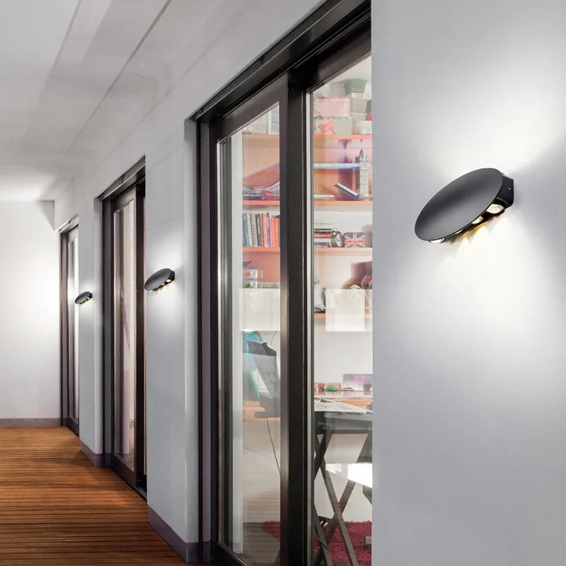 Led Binnenwandlamp Up En Dow Elliptische Binnenmuurverlichting Hotels Slaapkamer Woonkamer Nacht Gangverlichting Versieren