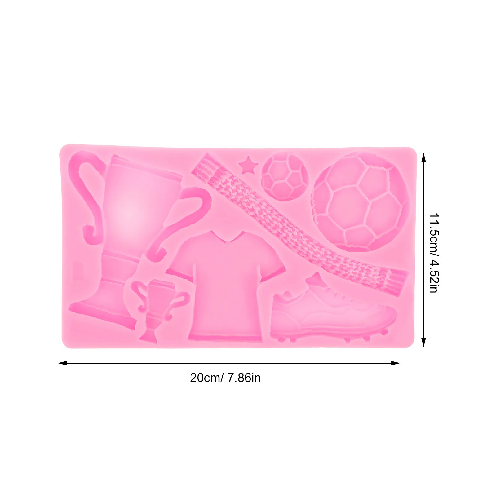 

Football Shirt Silicone Molds Smooth Non Stick Baking Decor Candy Food Ornaments Diy Chocolate Soap Jewelry Accessories