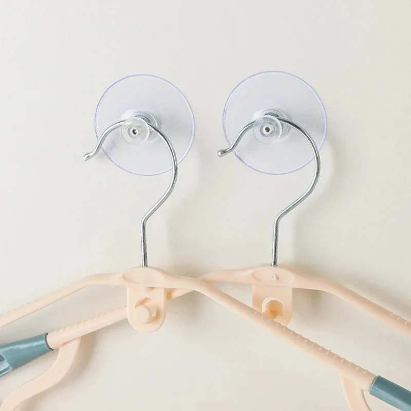 5-15pcs 30/40/50MM Mushroom Head Clear Suction Cups Knurled Nut Strong Vacuum Suckers PVC Kitchen Bathroom Window Wall Car Hooks view 4