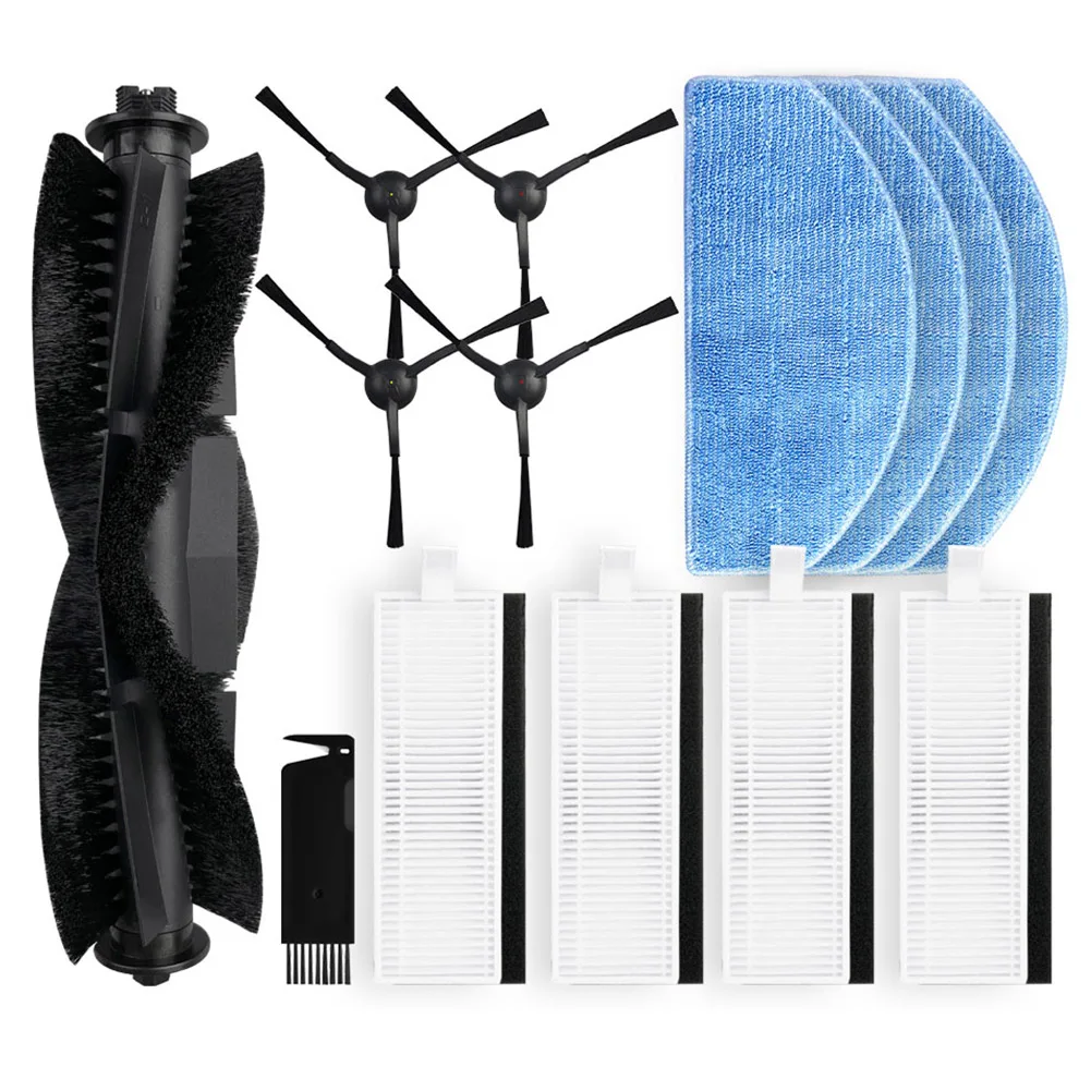 

1 Set Main Brush Side Brush Filter Mop Cloth Cleaning Brush Fit For Tikom G8000, G8000 Pro/ For Honiture G20 Vacuum Cleaner