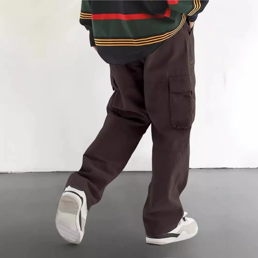 2025年激安セール アメリカンヴィンテージ カーゴパンツ メンズ マルチポケット ストリートウェア ハイストリート カジュアル ワークウェア ルーズフィット デニム