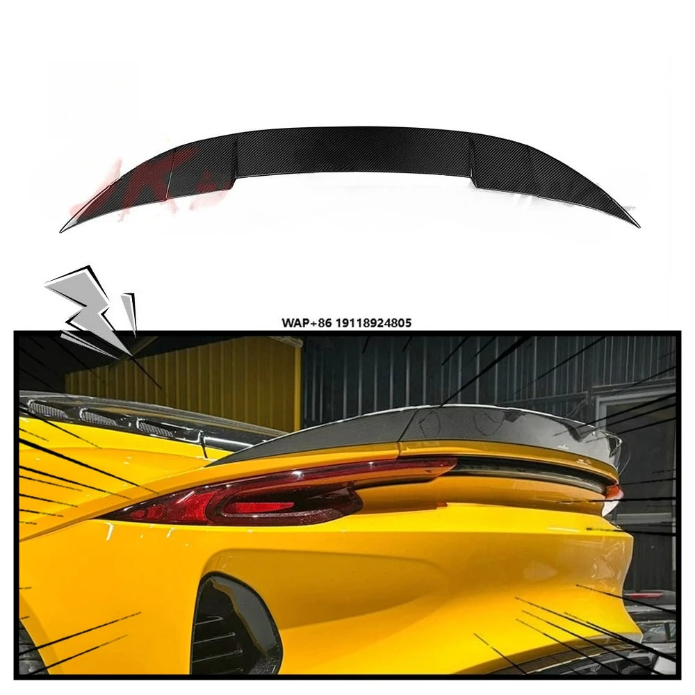 

Emira High Kick Style Real Carbon Fiber Rear Spoiler Trunk Wing for Lotus Emira