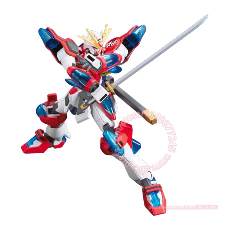 BANDAI HGBF 1/144 KAMIKI BURNING GUNDAM MOBILE SUIT Assembled Model Children's Toys Anime Peripheral Trendy Figures Ornaments