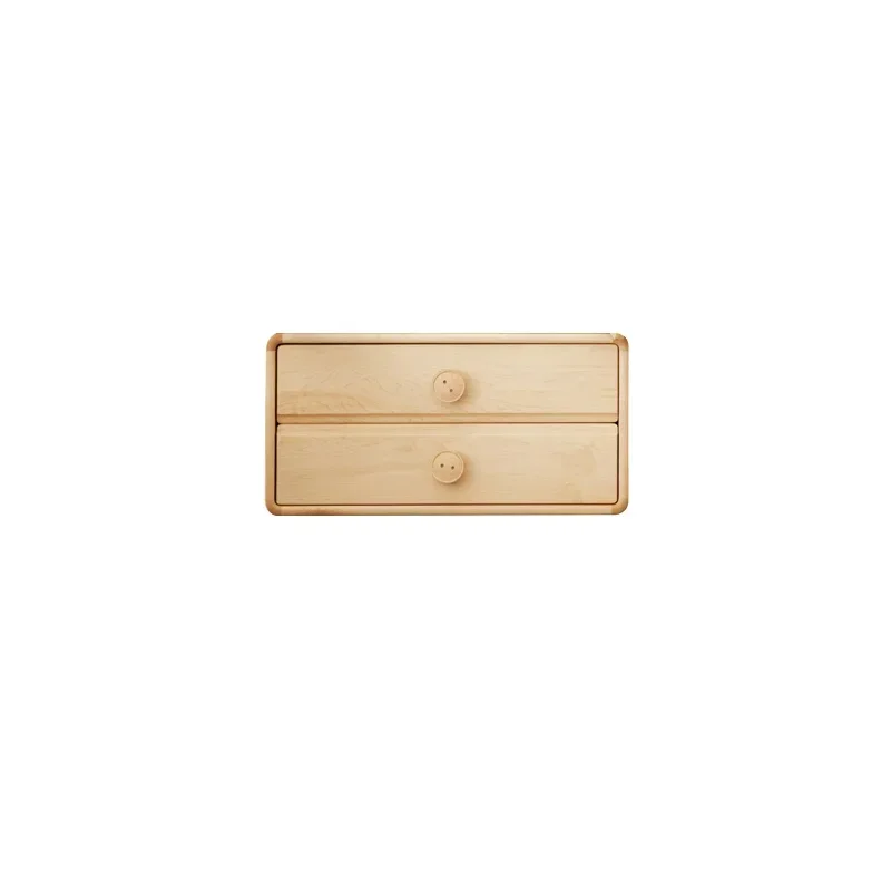 

1Children's wardrobe Small wardrobe Drawer storage combination Household bedroom Solid wood wardrobe