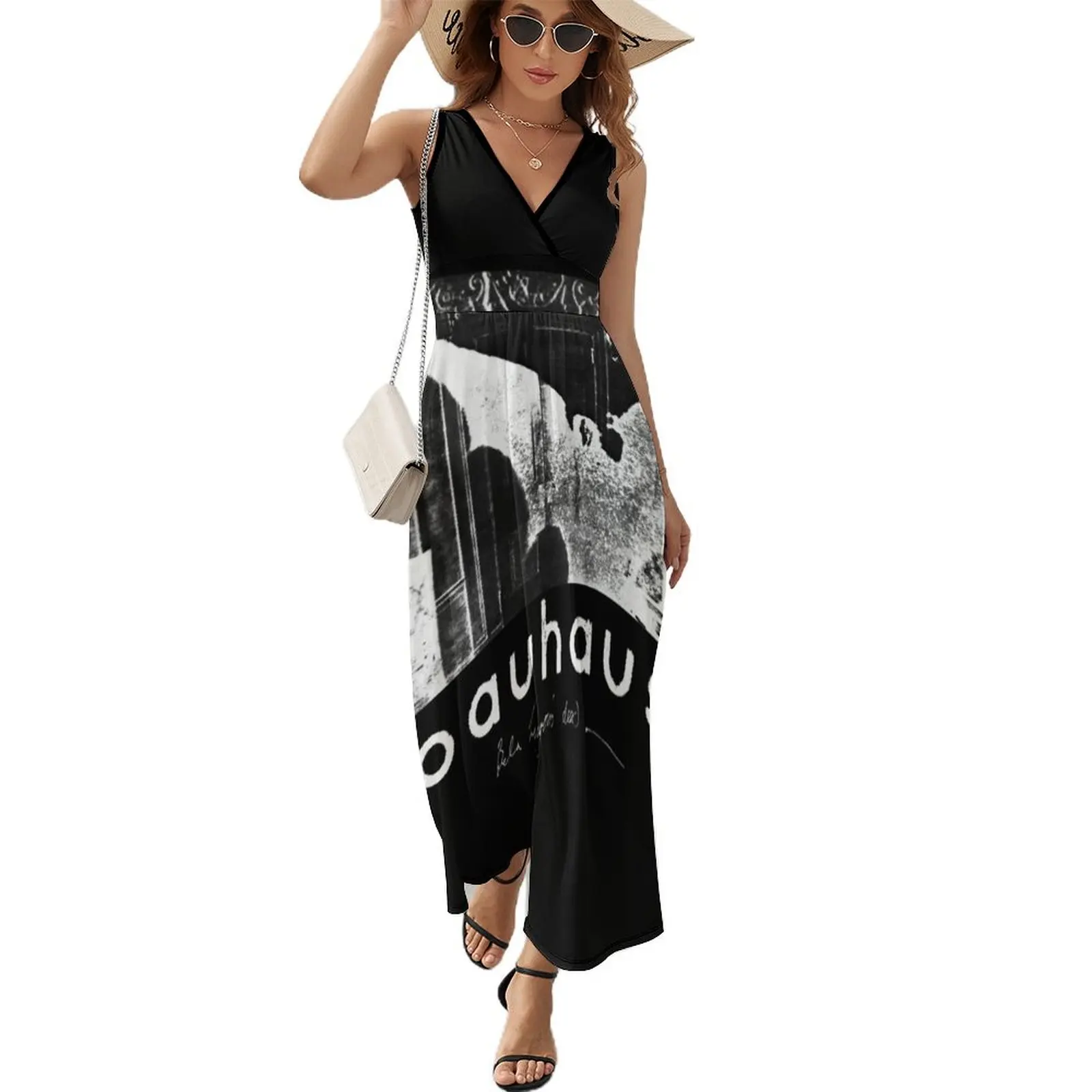 

Bela Lugosi's dead horror post punk 80s retro black and white artwork Sleeveless Dress dresses for women 2024 clothes for woman