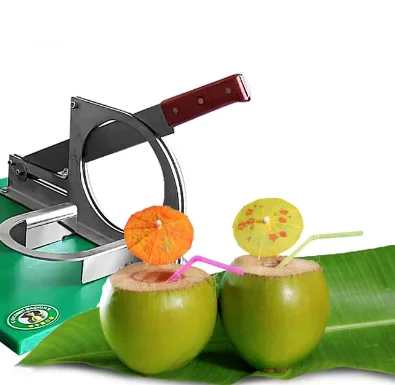 steel manual coconut lid opener, coconut hole opener for fruit and fresh food chain stores
