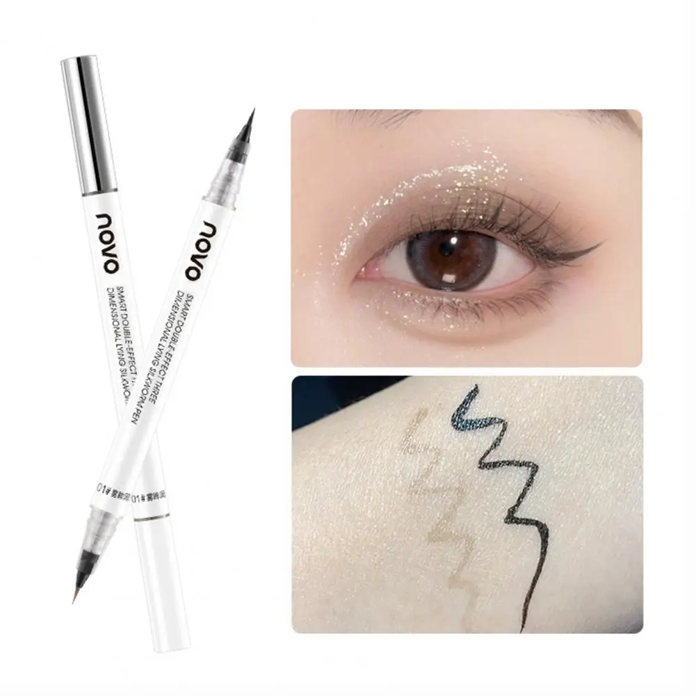 Eye Liner Pen  Beautiful Long Lasting Fine Nib  Quick Shaping Lying Silkworm Pen Girls Supply