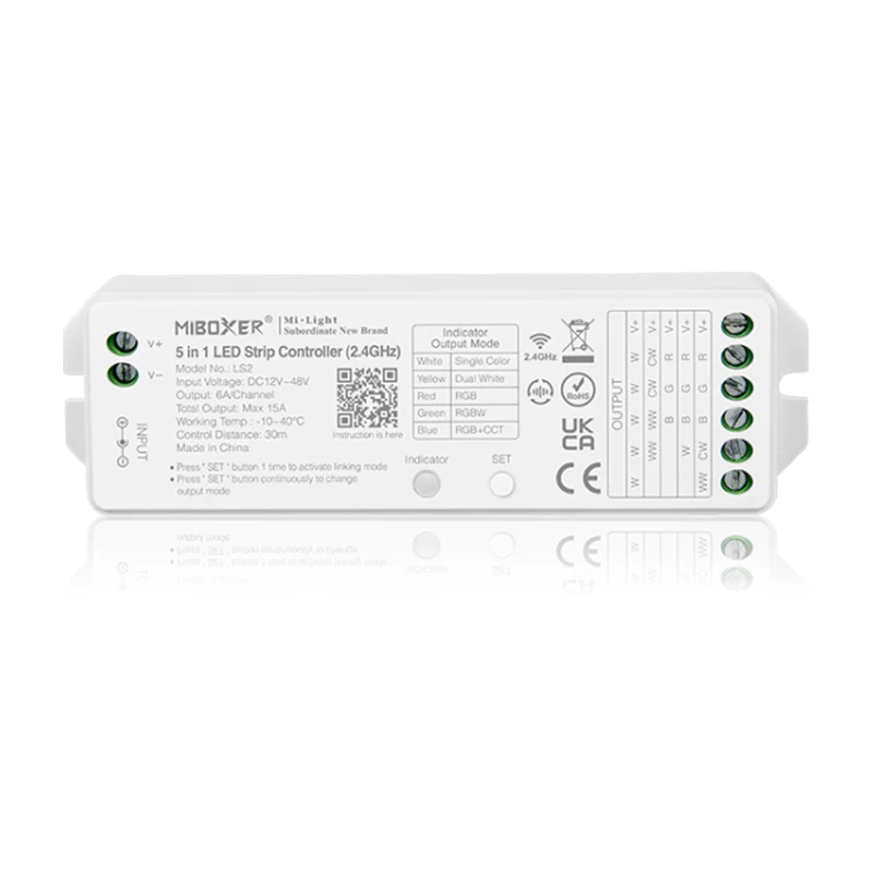 Imagem -02 - sem Fio Zona Fut089 Remoto b8 Painel de Toque de Parede Ls2 em Controlador Inteligente para 1224v Rgb Rgbw Rgb Mais Cct Tira Conduzida 2.4ghz