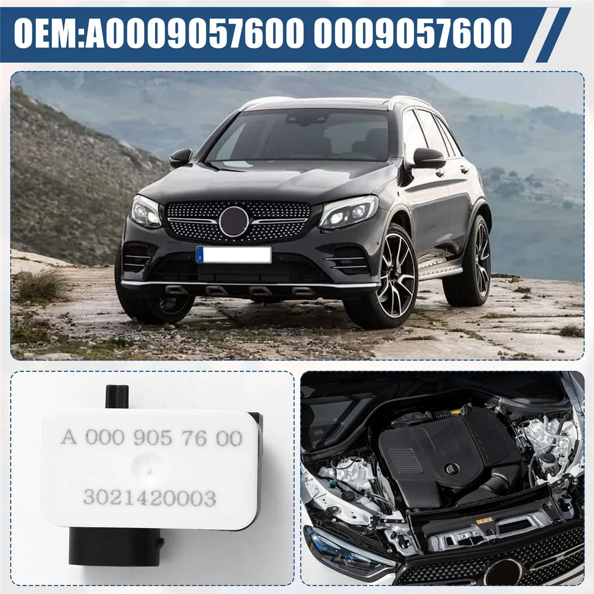 

Car A-A0009057600 Car Acceleration Sensor for GLS GLC S/C
