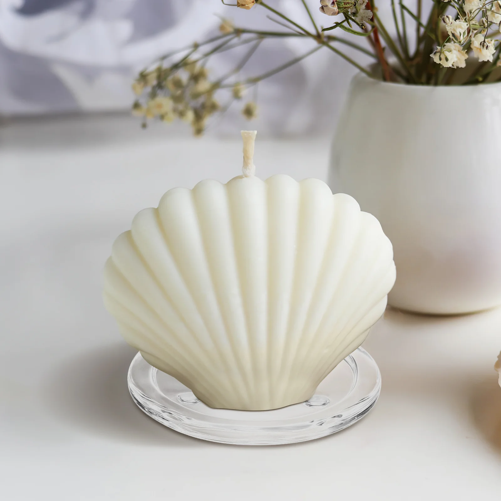 

10Pcs Glass Tray Elegant Sturdy Storage for Jewelry Holder Compact Portable Wedding Banquet Decorative Scented