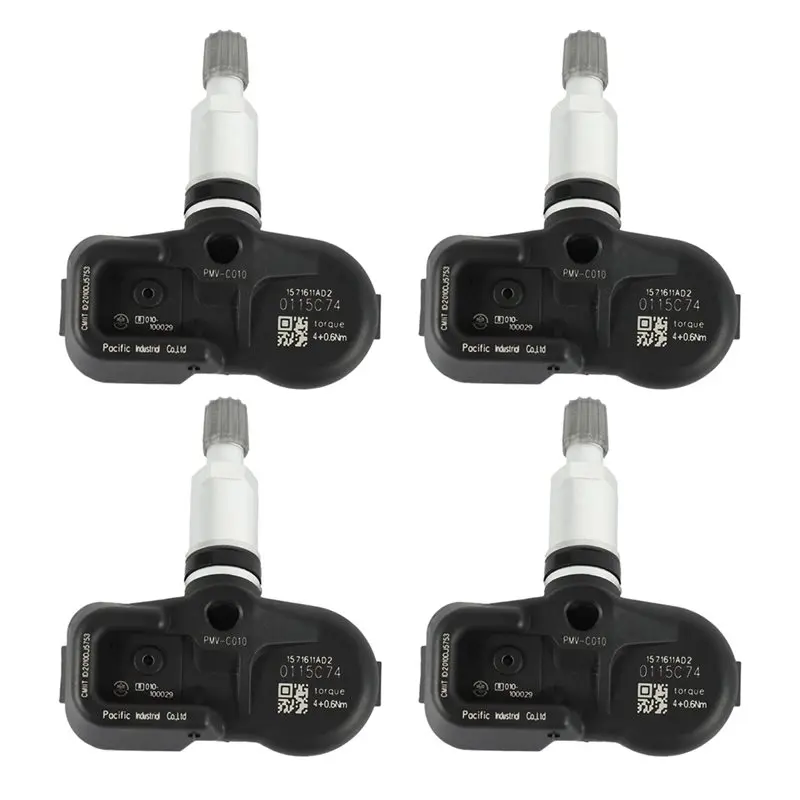

Датчик давления в шинах TPMS (4 шт.) для Lexus, Toyota Corolla, Prius, Camry 42607-06060, 52020, 4260706020, 42607-30060, PMV-C010