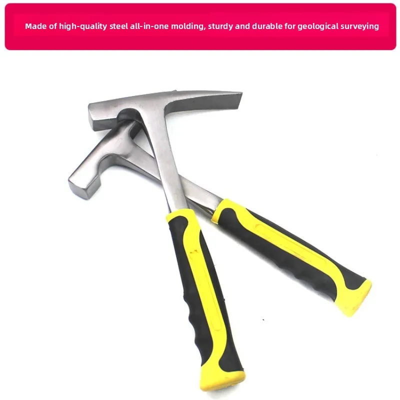 Heavy Duty One-piece Geological Rock Pick Hammer for Mining/Geological Survey view 6