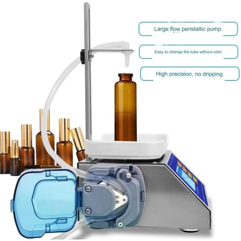 Filling Machine Weighing Peristaltic Pump Automatic Small Quantitative Liquid Filler for Oil Water Drink Filling Machine