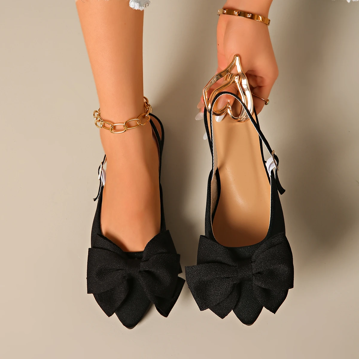 

Женские туфли на металлической плоской подошве с острым носком, кроссовки на мелкой платформе, женские удобные прогулочные лоферы без шнуровки Baotou, Zapatos De Mujer