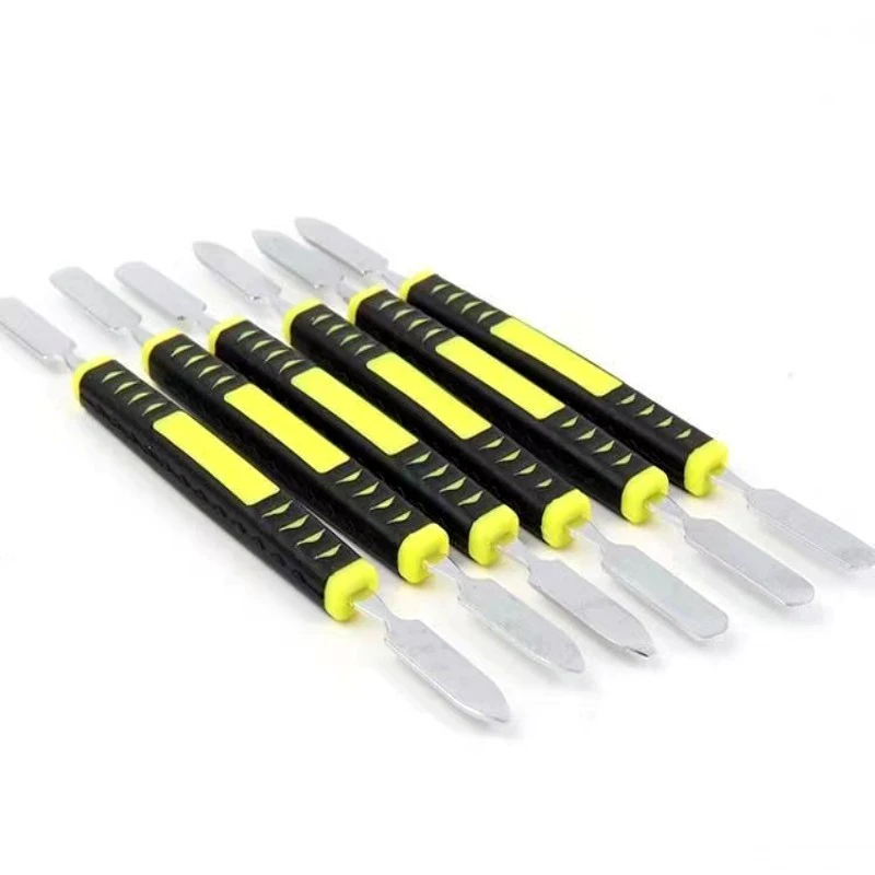 6PCS Metal Crowbar Prying Opening Repair Tool Kit For Mobile Phone Notebook Dual Heads Metal Spudger Home Hand Tools Sets