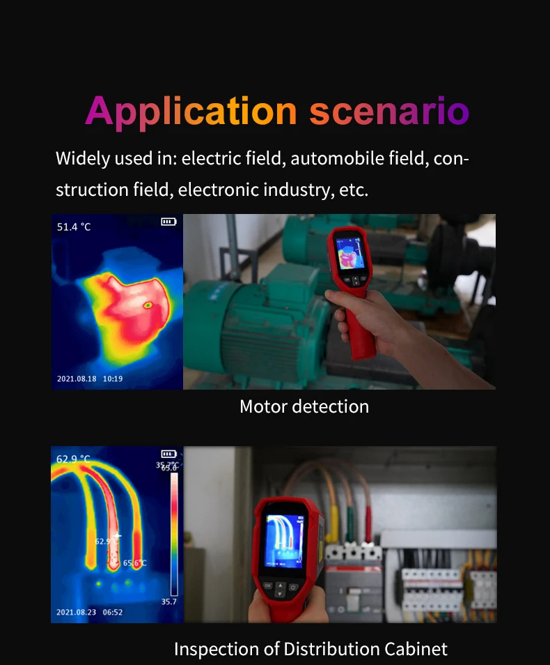 UTi120S  120*90 Resolution Mobile Phone Laptop Repairing Handheld Digital Thermal Imager Camera view 4