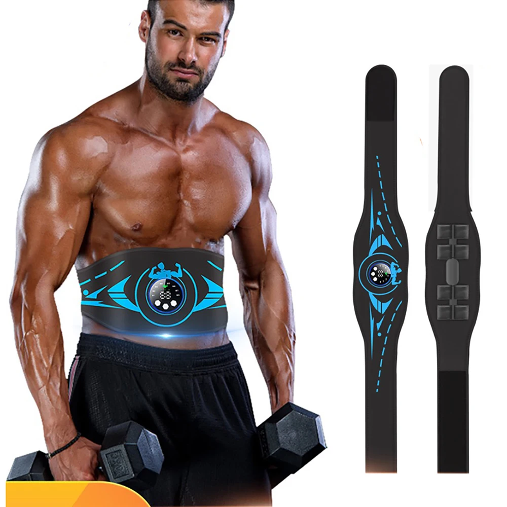 

EMS Abdominal Toning Belt Electric Muscle Stimulator Toner ABS Abdominal Waist Shaping Massage Lose Weight Body Slimming Fitness