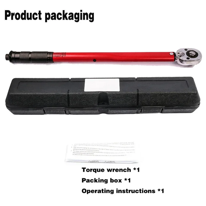 2-24N.m/5-25N.m Torque Wrench 1/4 Precise Reversible Ratchet Torques Key Professional Bicycle Motorcycle Car Automotive Tool