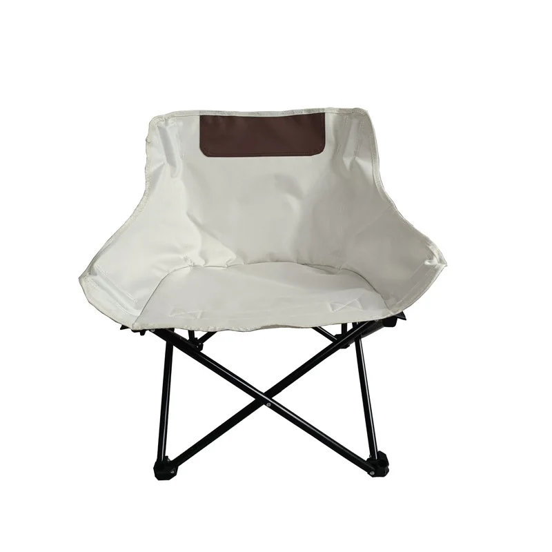 Outdoor Folding Portable Moon Chair, Super Weight Resistant, Beach, Camping, Small Stool