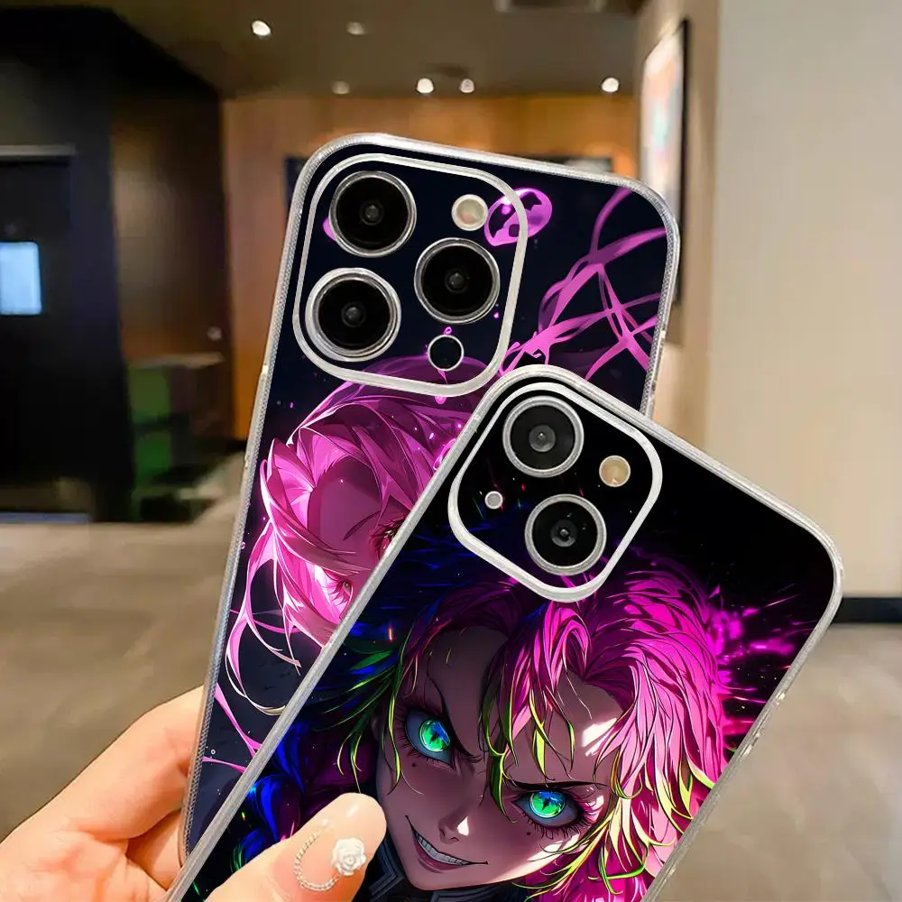 Anime Blade Mitsuri Phone Case for iPhone 18 17 16 15 14 13 12 11 Air Pro Max Plus Soft TPU Clear Shockproof Cover