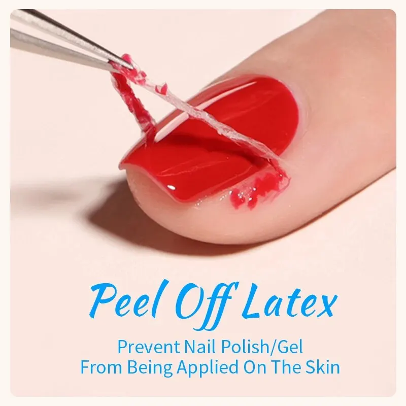 AWStorG 15ML Peel Off Latex Nail Polish Liquid Protect Anti-spill Fast Dry Odor-free Nail Edge Skin Care Protector For Nail Art image 2