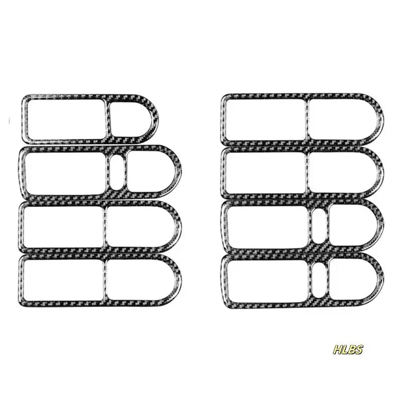 

Carbon Fiber Car Styling Interior Door Handle Bowl Frame Cover Trim For VW Golf 4 Jetta Bora MK4 R32 GTI 99-04