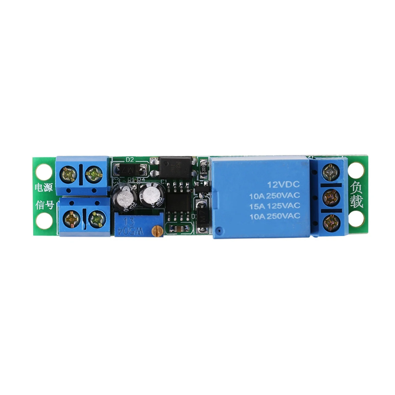 DC12V Adjustable Signal Trigger Turn Off Delay Timer Switch Relay Module