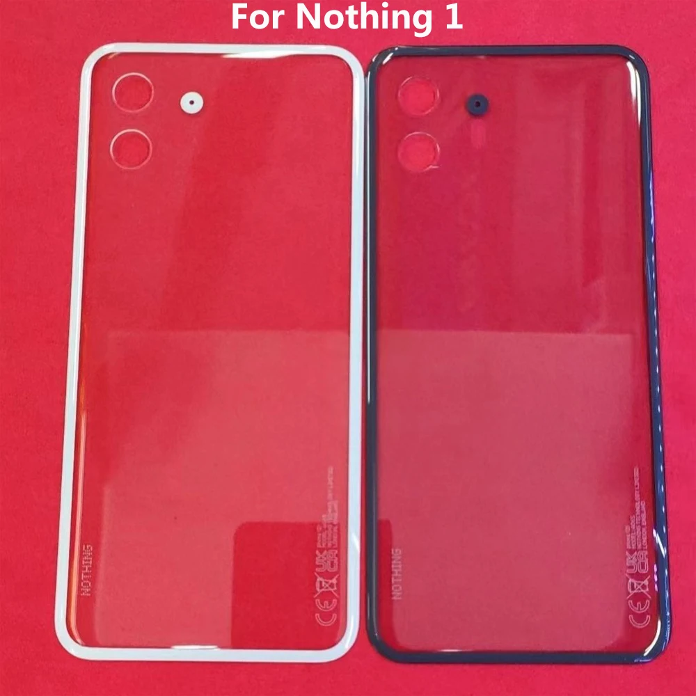 For Nothing Phone 1 2 Battery Cover Nothing1 A063 Covers Nothing2 Back Battery Cover Rear Door Housing Case  Repair Parts