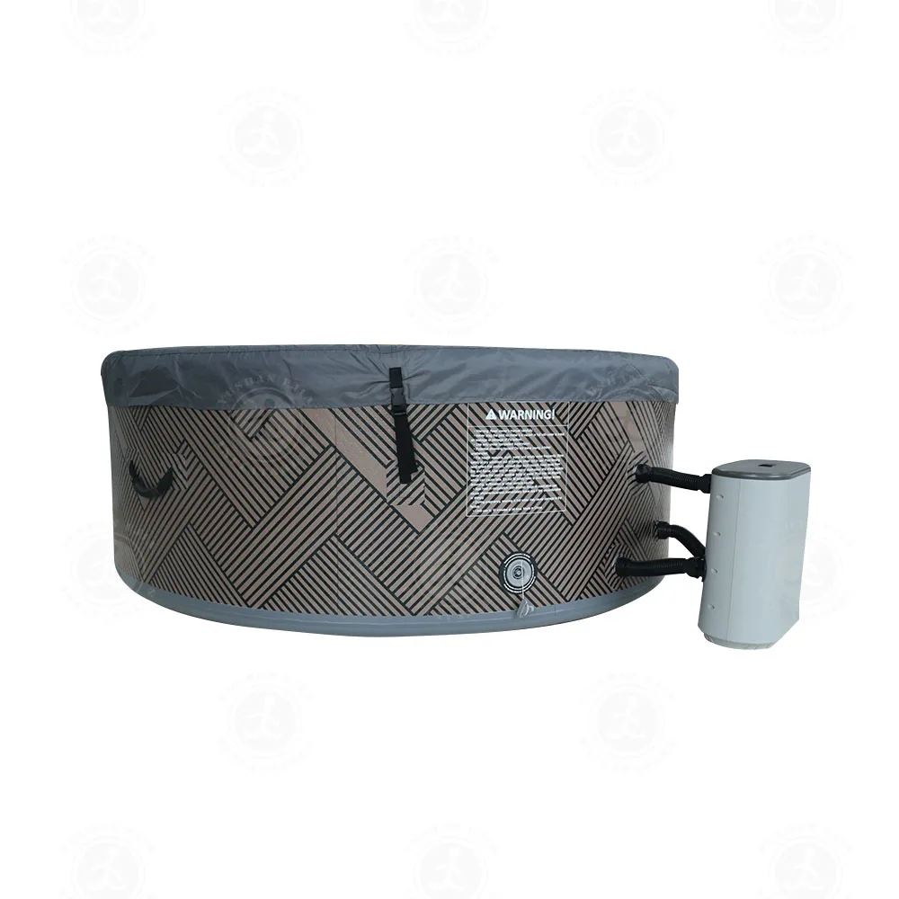 

Outdoor Massage Bubble Inflatable Whirlpool Bathtub Portable Durable Spa Hot Tub for 2-4 Persons Use