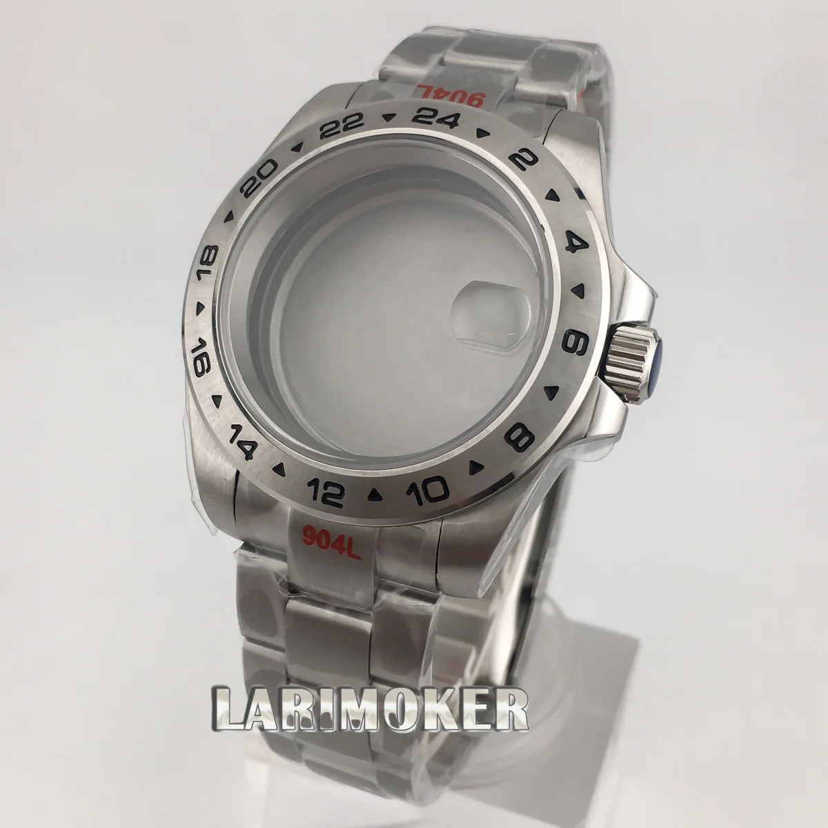 40mm/43mm pExplore 2 case sapphire crystal NH34 NH35 NH36 ETA2824 PT5000 Miyata DG2813 3804 movement steel bracelet fixed bezel