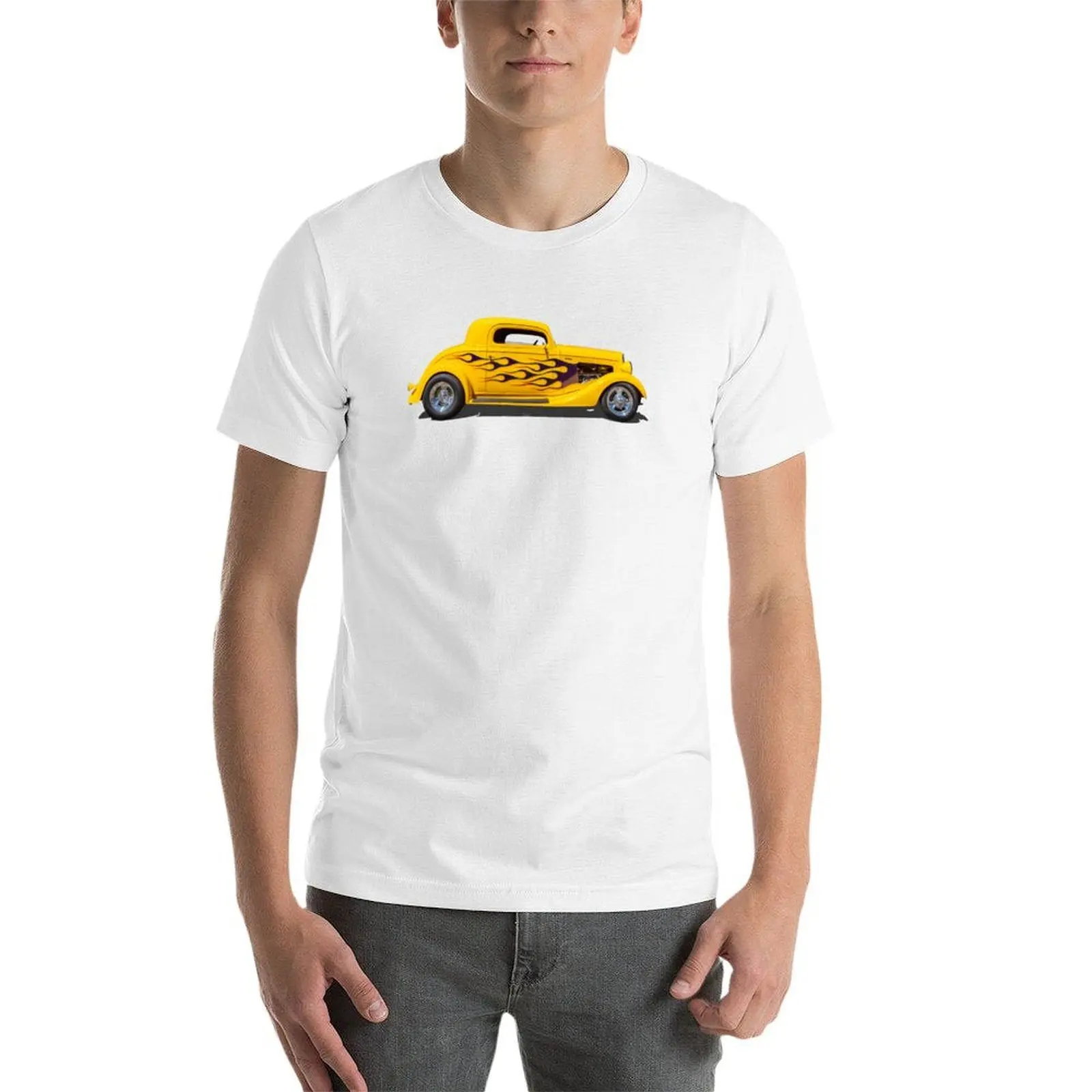 1934 كوبيه تي شيرت أنيمي تي شيرت للرجل مضحك تي شيرت رجل تي شيرت