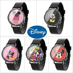 New Dis Watch Trend Fashion Men Women Creative Electronic Student Watches Mickey Mouse Anime Figure Model Birthday Gift