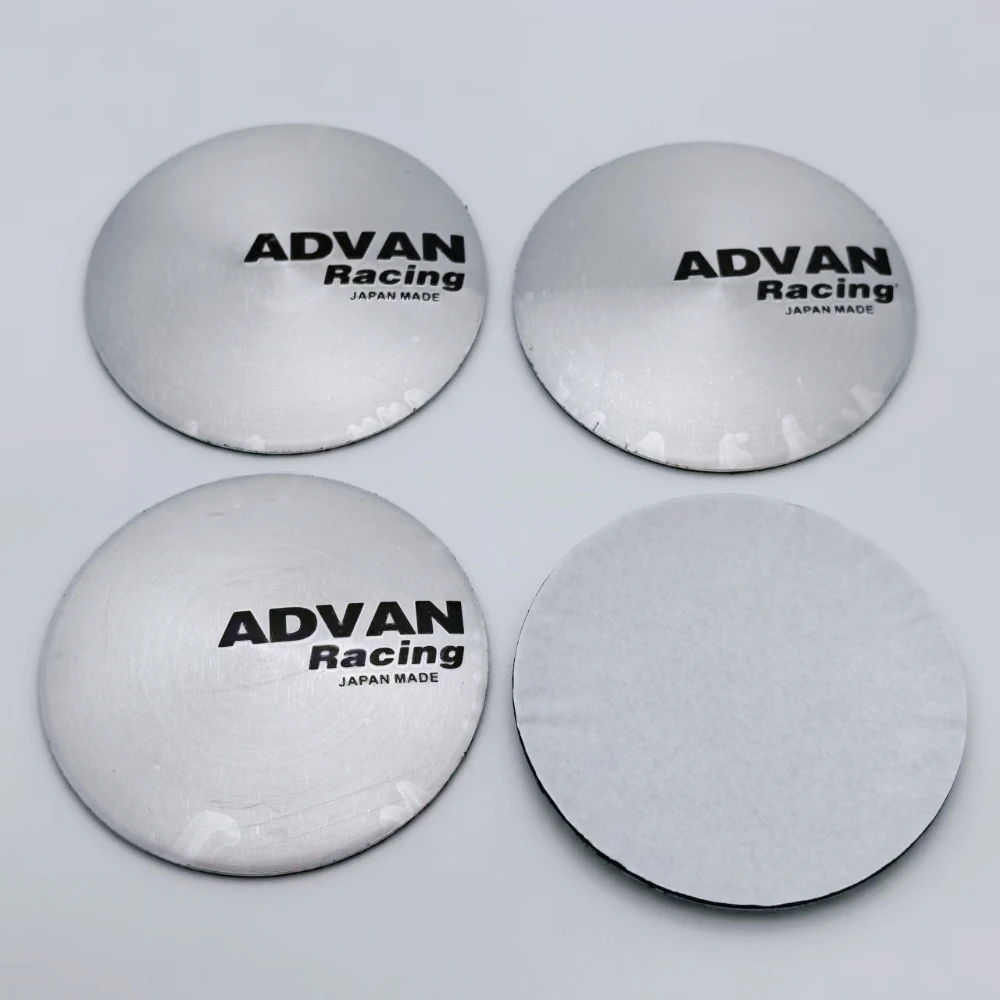 4pcs 45mm 50mm 56mm 65mm Advan Logo Emblem Badge Car Wheel Hub Center Caps Stickers Rim Hubcaps Cover Replace Car Accessories view 5