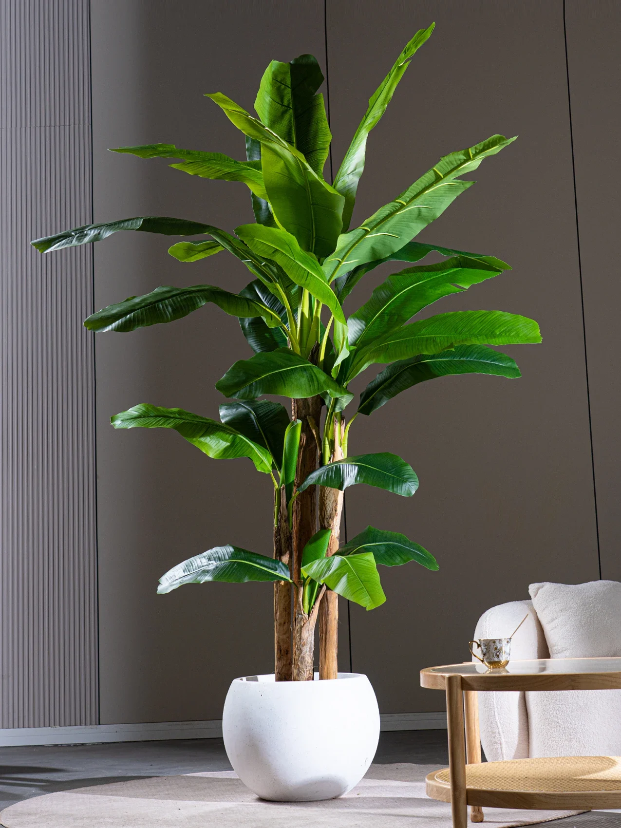 Large High-end Light Luxury Banana Tree Fake Tree Simulation Green Plant Indoor  Outdoor Landscape Decoration Potted Plants