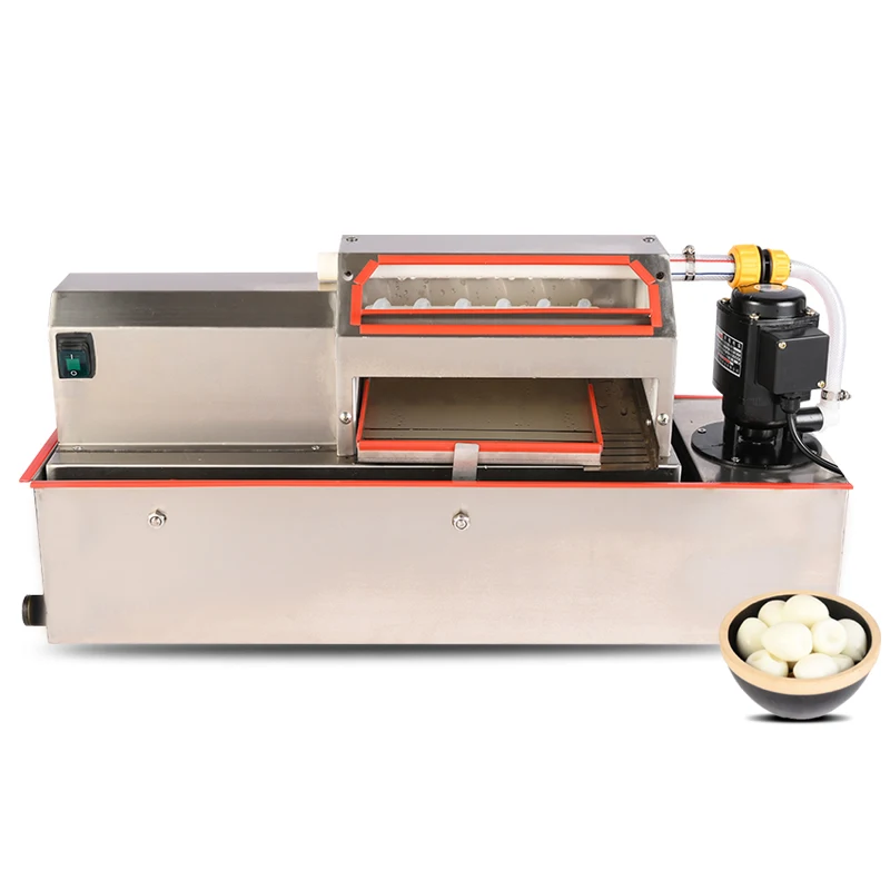 Automatic Quail Egg Peeler Commercial Water Circulation Quail Egg Sheller Peeling Machine Food machine 35KG/hour