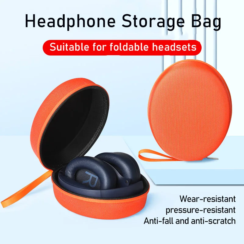 EVA Hard Carrying Case for QCY H3/H4/ Edifier W820NB Headphone Case Travelling Portable Hard Storage Bag for Sony WH-1000XM5