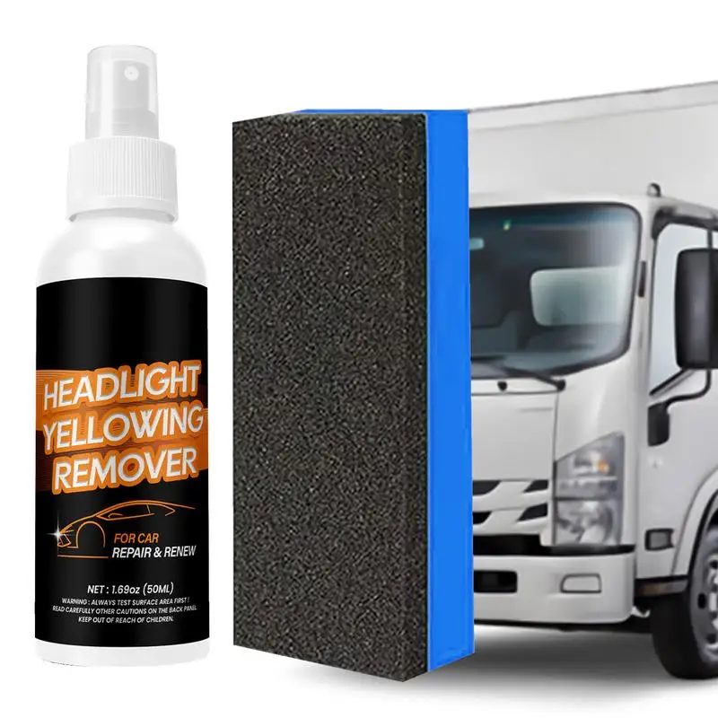 

Headlight Restoration Kit With Sponge Headlight Crystal Plating Filling Scratches Headlight Repair Polish Cleaner For Polishing