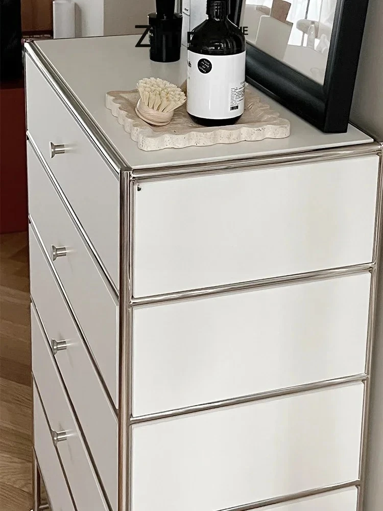 Armário de armazenamento de corredor de combinação de módulo de aço inoxidável Armário traseiro de quarto