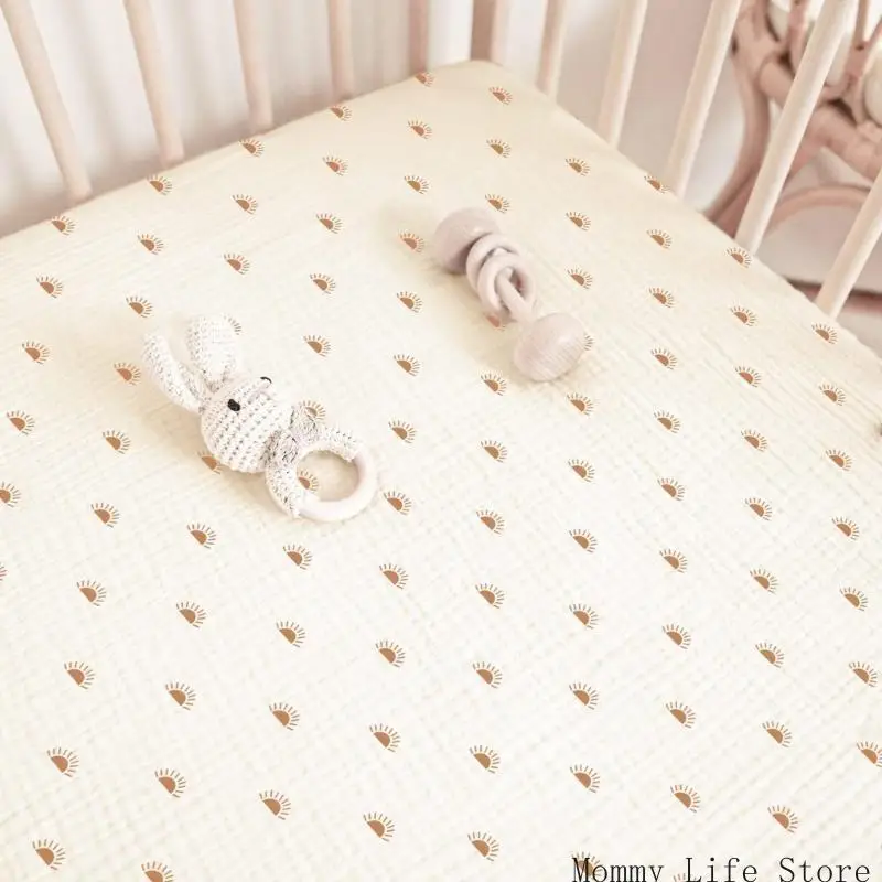 Baby Fitted Sheet Comfortable Bassinet Protective Cover Sleeve Nursery Essential
