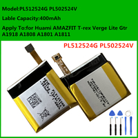 Original PL512524G PL502524V Battery For Huami AMAZFIT T-rex Verge Lite Gtr A1918 A1808 A1801 A1811 Smart Watch Batteries