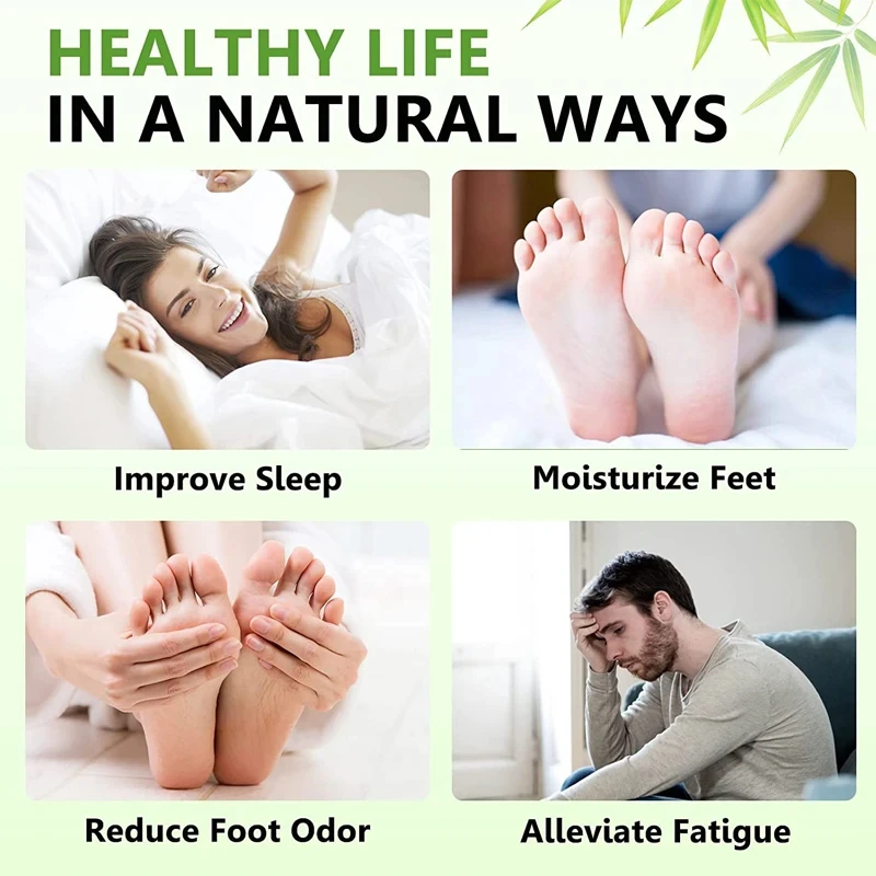 Detoxifying Foot Pads Deep Cleansing Relieving Fatigue Improving Sleep foot Care Body Toxins Natural Cleansing Herbal Ointment