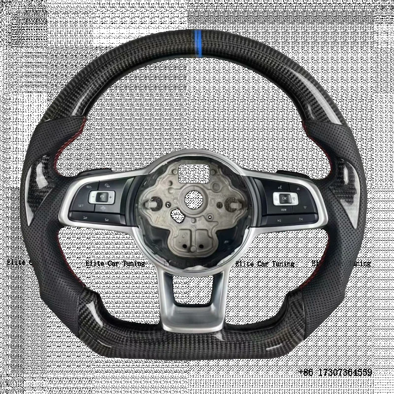 

Кастомный руль из карбона для VW Golf R Mk7 Gti Mk6: обновление до новой модели, Plug and Play, индивидуальная настройка