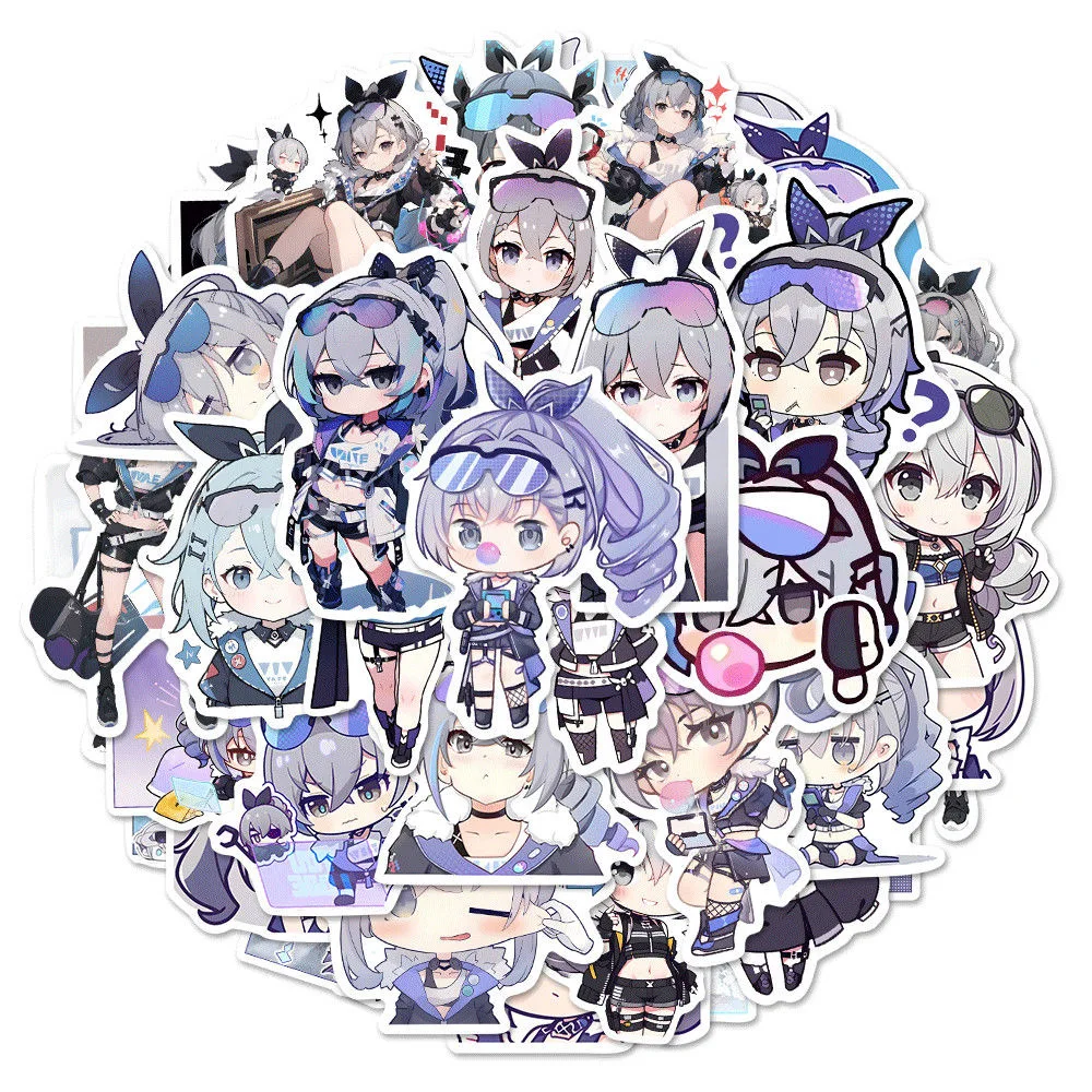 

Sunsyea Honkai: Star Rail Merch Fans Collection Role Stickers Sliver Wolf 48 Pieces